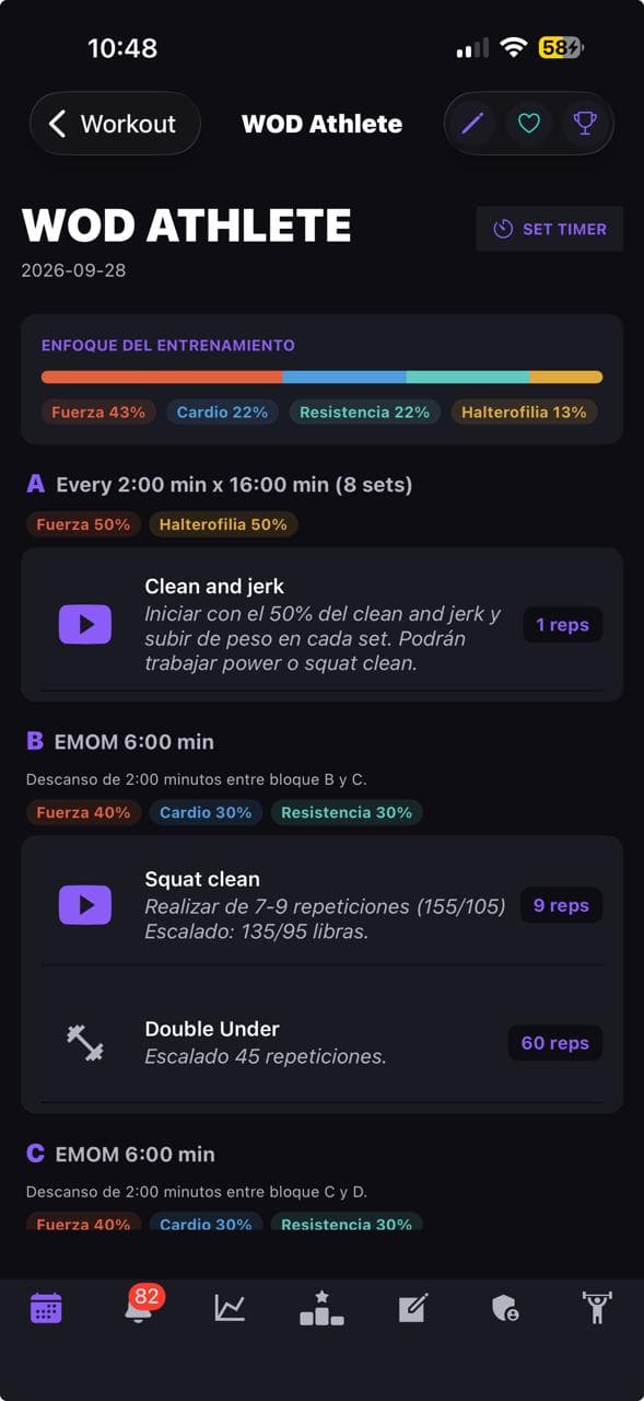 Captura de resultados por ronda